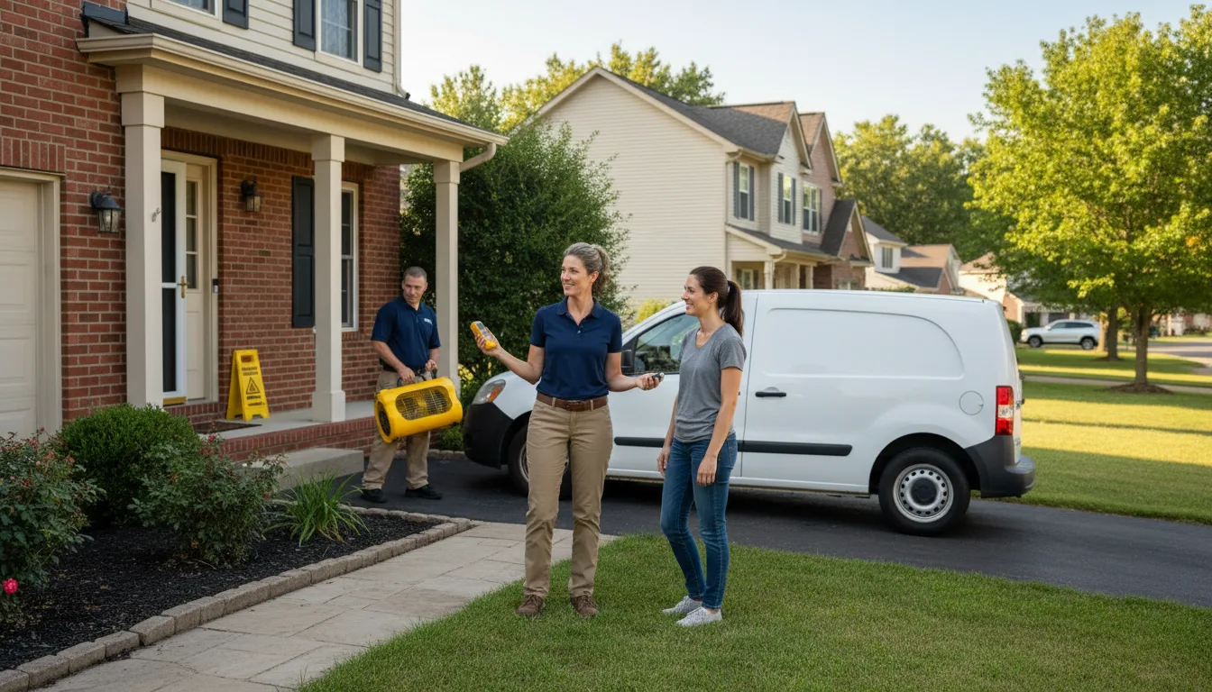 Water restoration image for Dehumidification And Cleanup Services in Bridgewater, VA